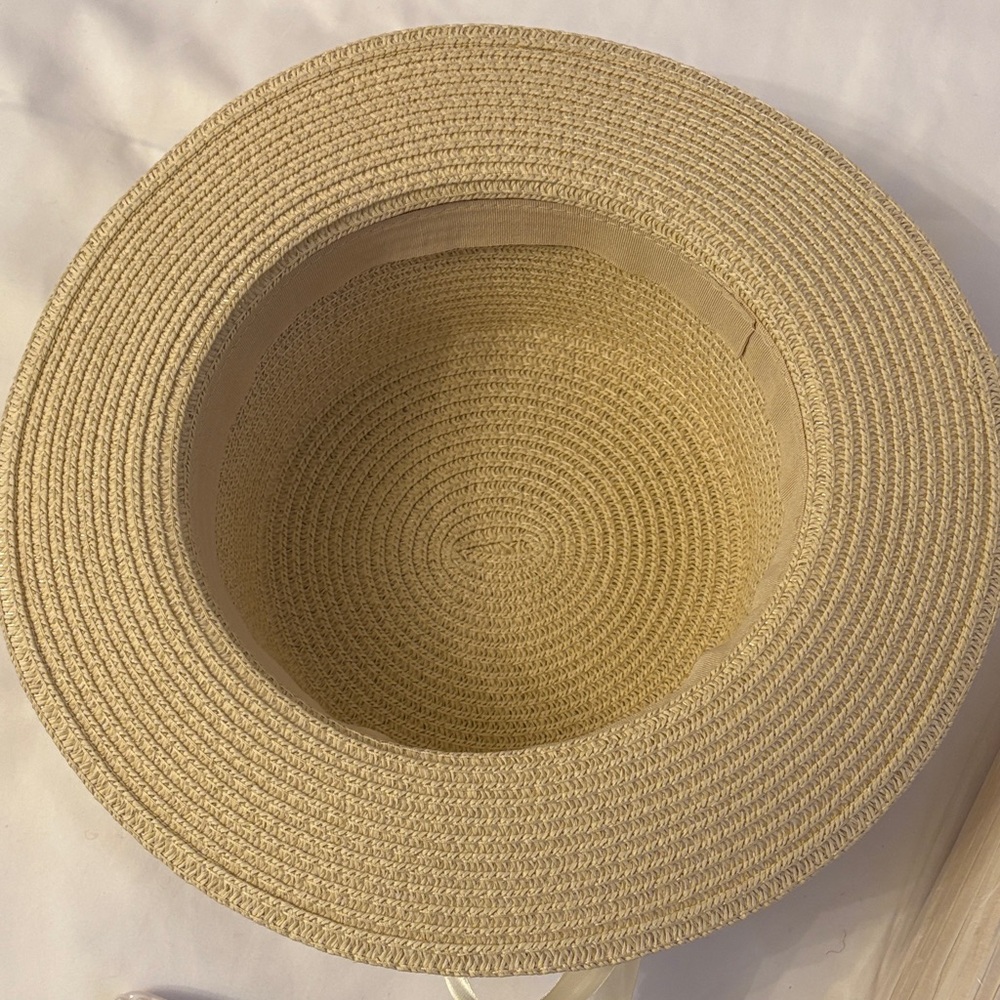 Bridal Accessories Bundle - Straw Hat, Raffia Bag, Sunglasses & Parasol - Picture 7 of 10